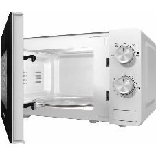 Микроволновая печь Gorenje MO20E1W белый, 20 л, 800 Вт, переключатели - поворотный механизм