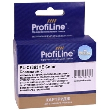 Картридж струйный ProfiLine PL-C9363HE №134 для принтеров HP PS325/375/2613/2713/8153/8453/7103 Color водные