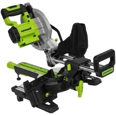 Торцовочная пила Greenworks GD24MS216 24V, бесщеточная, с протяжкой, без АКБ и ЗУ [1501707]