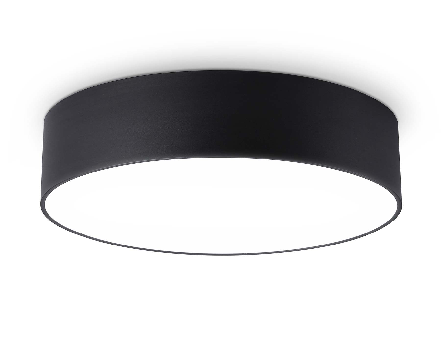 Потолочный светодиодный светильник Ambrella light FV5522 BK черный LED 26W 4200K D220*58 (Без ПДУ)