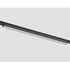 Светильник трековый светодиодный GV1455 BK черный IP20 20W 4200K 48V 615*26*24