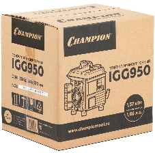 Генератор CHAMPION IGG9500.8/0.9кВт 1.86лс 2.2л 11.7кг 12v