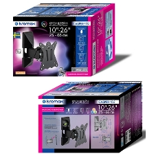 Кронштейн Kromax CASPER-102 черный, для LED/LCD ТВ 10