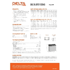 Батарея для ИБП Delta DTM 12045 (12V, 4.5Ah)