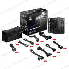 Блок питания MSI MPG A850G PCIE5 Retail, 850Вт, 80 PLUS Gold, 135мм, модульный, черный