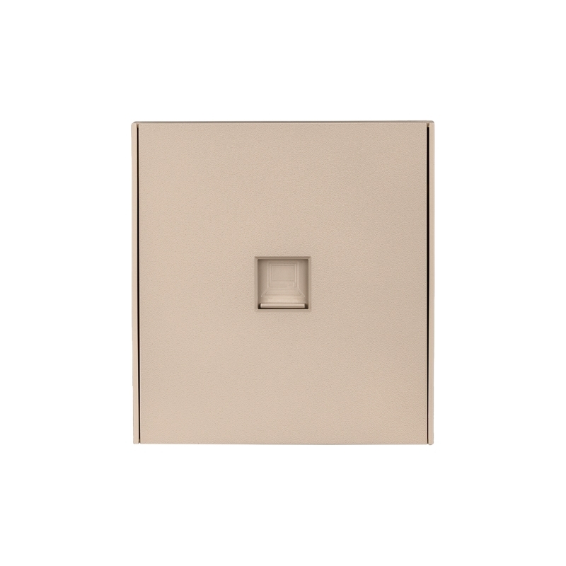 Розетка KRANZ STRONG компьютерная RJ45 кат6 с/у шелк