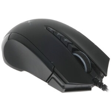 Мышь проводная A4Tech X89 черный, 2400 dpi, USB, кнопки - 8