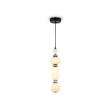 Светильник Ambrella light LH53142 BK/WH черный/белый 15W 3000K D140*1760