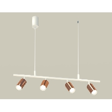 Светильник Ambrella light XB9001300/4 SWH/PPG белый песок/золото розовое полированное MR16 GU5.3 (С9001, С6326, N6101)