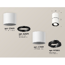 Светильник Ambrella Light XS7401180 SWH/PBK белый песок/черный полированный MR16 GU5.3 (C7401, A2071, C7401, N7002)