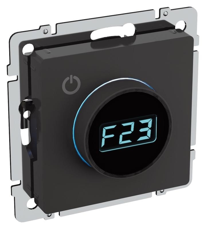 Термостат электронный с индикацией BRITE СП IP20 ТС10-1-БрЧ черный IEK BR-RT11-K02