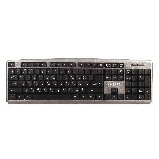 Клавиатура проводная ExeGate LY-401 (EX264086RUS), USB, серебристый