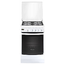 Плита газовая Gefest ПГ 5100-03 белый, конфорок 4 шт, духовка 52 л, 50 см x 85 см x 58.5 см