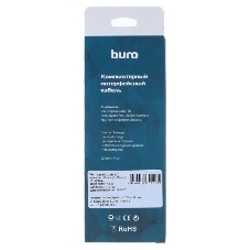 Кабель Buro BHP RET USB AM18 USB A(m) USB A(m) 1.8м серый блистер