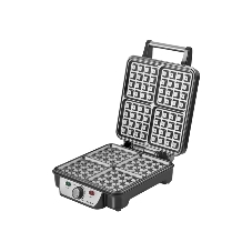 Вафельница Centek CT-1453 1100Вт Вафли- венские х4, 240х240мм, антипригарное покрытие, нерж сталь