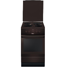 Плита электрическая Hansa FCEB53000 коричневый, конфорок 4 шт, духовка 69 л, 50 см x 85 см x 60 см