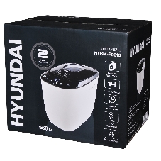 Хлебопечка Hyundai HYBM-P0613 550 Вт, белый/черный
