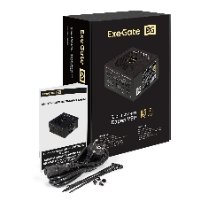 Блок питания ExeGate 1200VSP FС, 1200Вт, 80 PLUS Gold, 120мм, модульный, черный