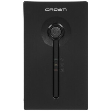 Источник бесперебойного питания CROWN Line Intractive CMU-SP800EURO USB 800VA\480W, корпус металл, 1x12V/9AH, розетки 4*EURO+1*IEC bybass, трансформатор AVR 140-290V, cъемный кабель 1.2 м, порт RJ11/45, порт USB, защита: от перегрузки, от КЗ, от скачков напряжения
