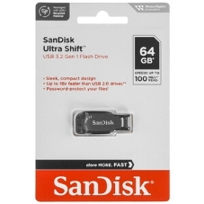 Флешка USB Sandisk 64Gb Shift Ultra SDCZ410-064G-G46 USB3.0 черный