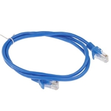 Патч-корд медный UTP Cablexpert PP10-1M/B cat.5e, 1м, литой, многожильный, синий