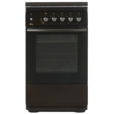 Плита газовая Flama N FG 24237 B коричневый, конфорок 4 газовых, духовка 50 л, 50 см x 85 см x 60 см