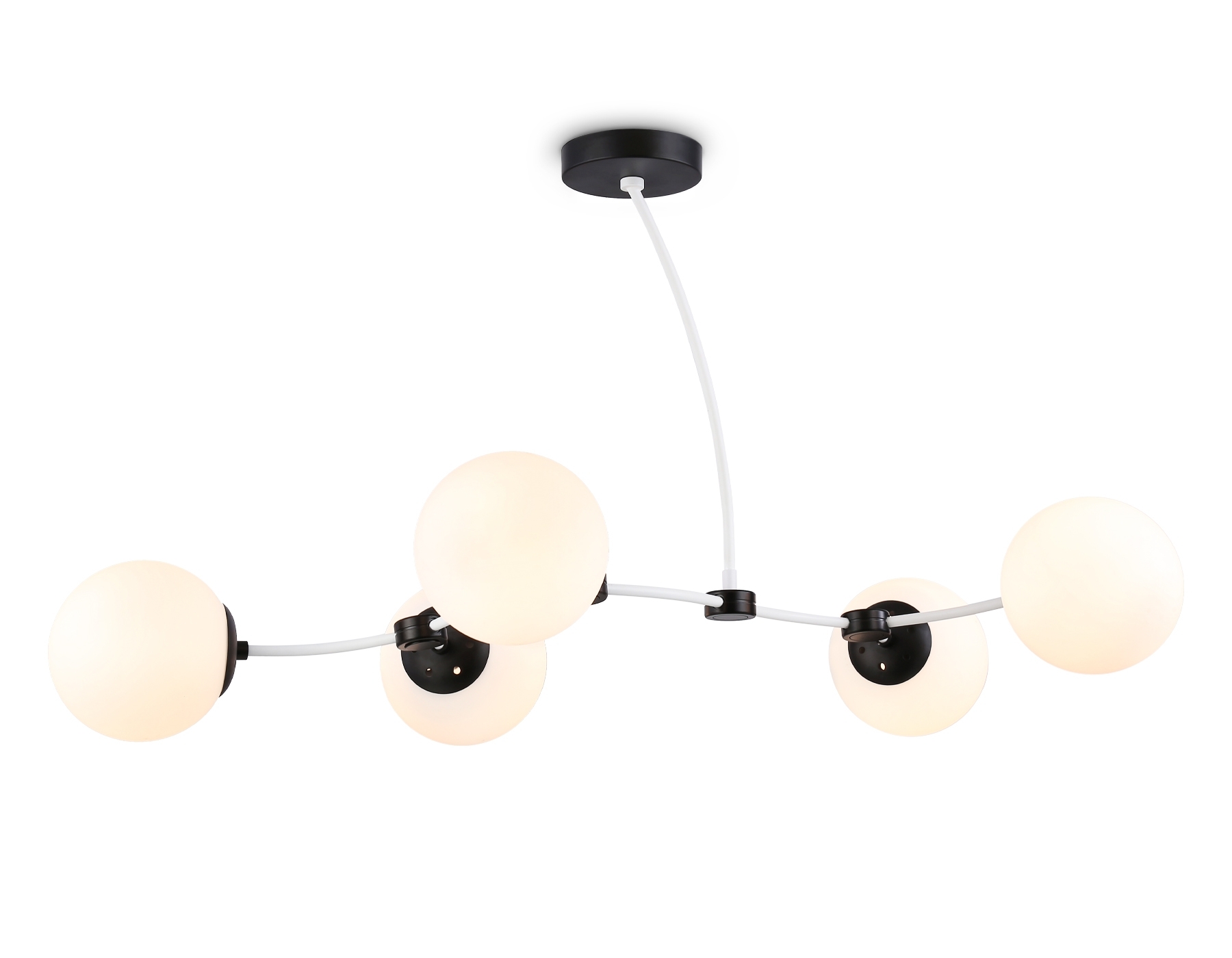 Светитльник Ambrella Light TR2546/5 WH/BK белый/черный E27/5 max 60W 950*600*450