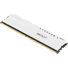 Оперативная память Kingston Fury Beast, DDR5, 32Gb (1x32GB), 6000MHz, CL36, DIMM, с радиатором, белый