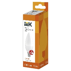 Лампа cветодиодная Iek LLE-C35-5-230-30-E14 ECO C35 свеча 5Вт 230В 3000К E14 IEK