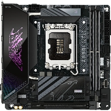 Материнская плата Gigabyte Z890I AORUS ULTRA, LGA 1851, Intel Z890, 2xDDR5, 2xSATA, 2xM.2, 1xPCIe 5.0 x16, 1xDP, 1xHDMI, 1xUSB-C, 1x Thunderbolt 4, 1x 2.5Gb LAN, 2xUSB-A 3.2 Gen 1, 3xUSB-A 3.2 Gen 2, 2x3.5 мм, TOSLINK, 7.1, 1xUSB4, Mini-ITX