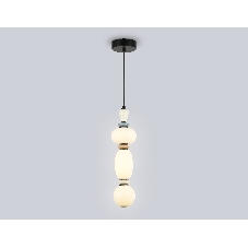 Светильник Ambrella light LH53142 BK/WH черный/белый 15W 3000K D140*1760