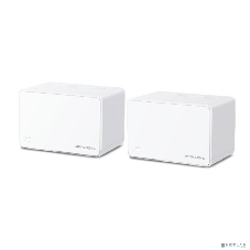Домашняя Mesh Wi‑Fi система AX3000 Whole Home Mesh Wi-Fi 6 SystemSPEED: 574 Mbps at 2.4 GHz + 2402 Mbps at 5 GHzSPEC: Internal Antennas, 3× Gigabit Ports per Unit (WAN/LAN auto-sensing), 1024-QAM, OFDMA, HE160FEATURE: MERCUSYS APP, Router/AP Mode, One Unified Network, Seaml