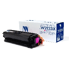 Картридж лазерный NVPrint совместимый NV-W2123X Magenta для HP Color LaserJet M555X/M555dn/M554dn/M578z/M578f/M578dn/M578c (10000k)