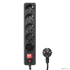 Сетевой фильтр Гарнизон EHLB-3 5р10А 5м черный