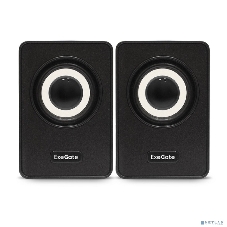 Акустическая система 2.0 ExeGate EX287054RUS Disco 120 (питание USB, 2х3Вт (6Вт RMS), 100-20000Гц, черный)