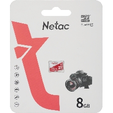 Флеш карта Netac P500 ECO MicroSDHC 8Gb C10 NT02P500ECO-008G-S