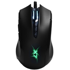 Мышь проводная A4Tech X89 черный, 2400 dpi, USB, кнопки - 8