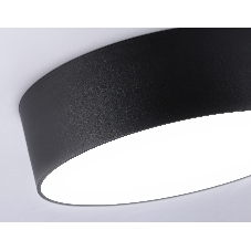 Потолочный светодиодный светильник Ambrella light FV5522 BK черный LED 26W 4200K D220*58 (Без ПДУ)