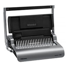 Переплетчик Fellowes Quasar+ (FS-56277) A4/перф.22л.сшив/макс.500л./пластик.пруж. (6-51мм)