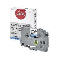 Кассета с лентой S'OK by Sakura Printing TZEFX531 для Brother, черный на синем, 12мм/8м, наклейка