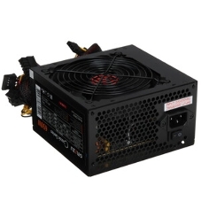 Блок питания Ginzzu CB650 12CM черный,24+4p,2 PCI-E(6+2), 4*SATA, 3*IDE,оплетка MB, кабель питания