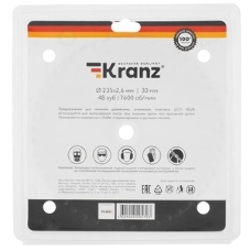 Диск пильный Kranz 125 мм х 6 зуб х 22,23 мм