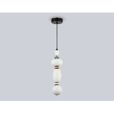 Светильник Ambrella light LH53142 BK/WH черный/белый 15W 3000K D140*1760