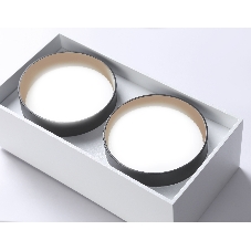 Светильник накладной TN70872/2 WH/BK белый/черный GX53/2 max 12W 185*92*62