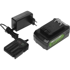 Цепная пила аккумуляторная GreenWorks GD24CS30K4, 24V, 30 см, бесщеточная, c АКБ 4 А·ч и ЗУ (2007007UB)