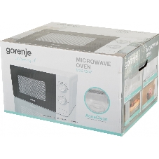 Микроволновая печь Gorenje MO20E1W белый, 20 л, 800 Вт, переключатели - поворотный механизм