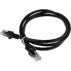 Патч-корд Premier PP6U-1M/BK 10000Гбит/с UTP 4 пары cat.6 CCA molded 1м черный RJ-45 (m)-RJ-45 (m)