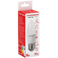 Лампа светодиодная Hiper THOMSON LED CANDLE 8W 670Lm E27 4000K TH-B2022