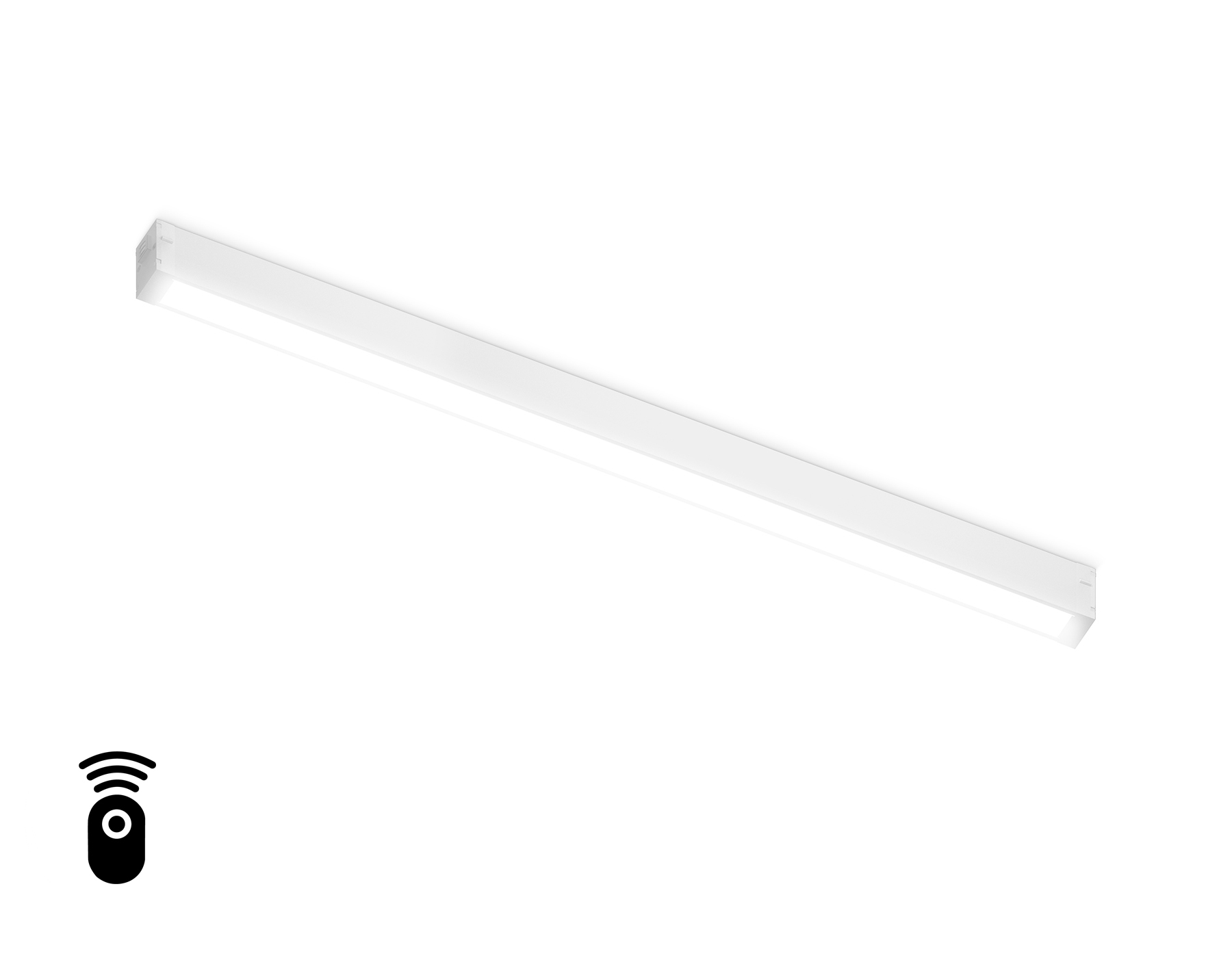 Управляемый светодиодный светильник для шинопровода Magnetic Ambrella light GL1291 WH белый IP20 24W 3000K-6400K 220V 120° 562*25*42 (Без ПДУ)