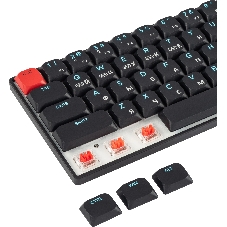 Клавиатура Acer OKR400 гибридная, USB Type-A, Bluetooth, радиоканал, чёрный